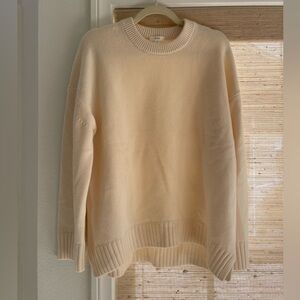 A.L.C. Ivory Crew Neck Sweater